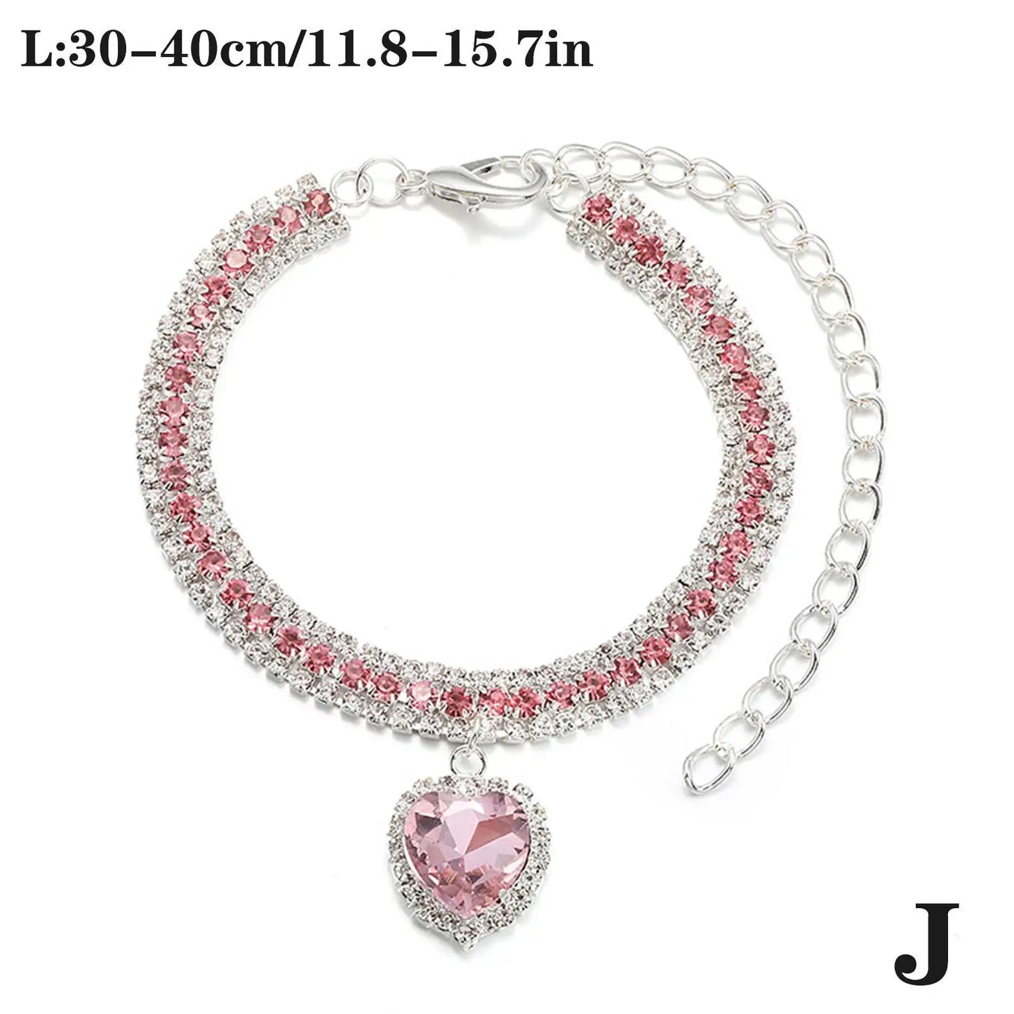 Crystal Pendant Pet Collar