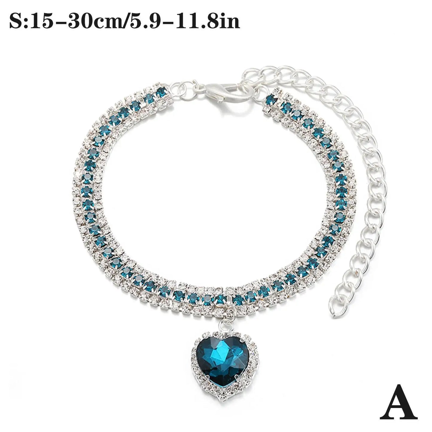 Crystal Pendant Pet Collar
