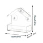 Acrylic Transparent Bird Feeder with Suction Cup