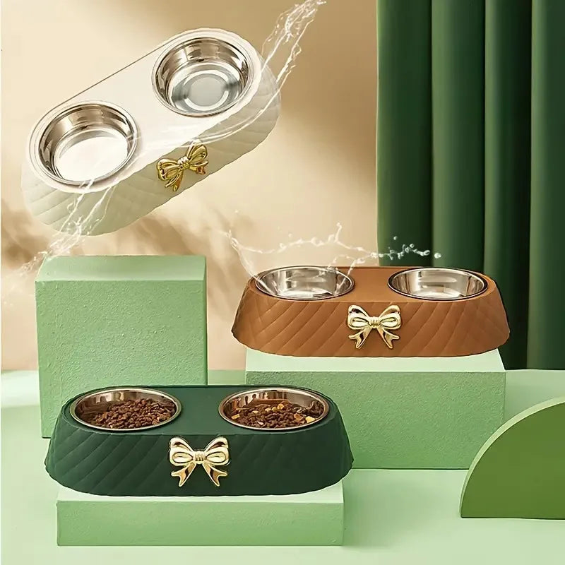 Double Pet Bowls