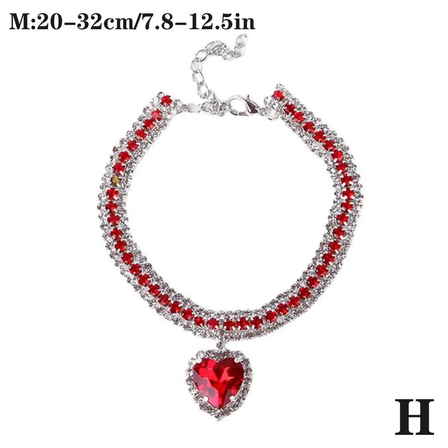 Crystal Pendant Pet Collar