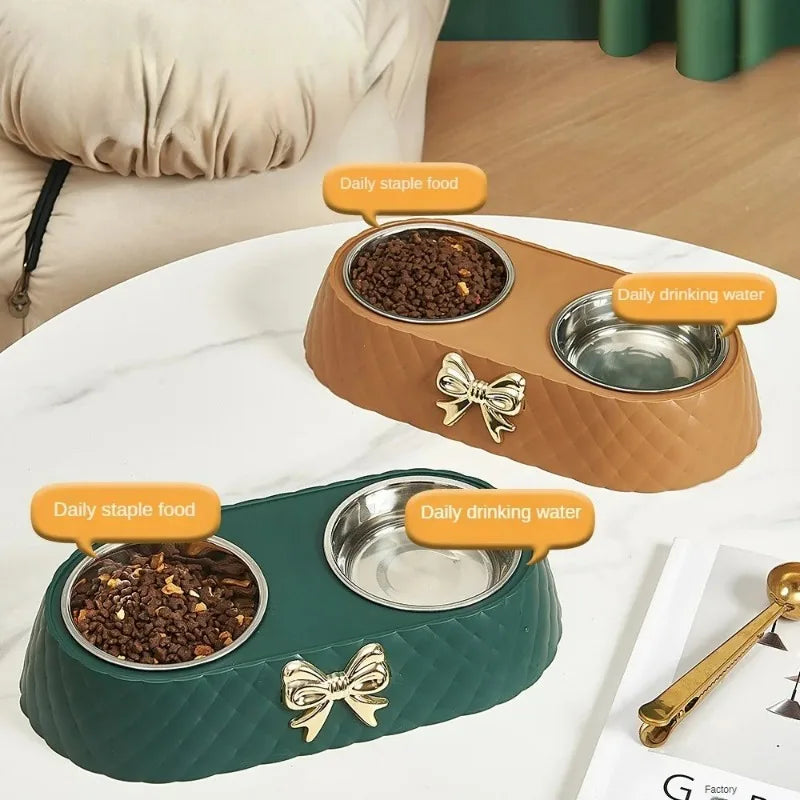 Double Pet Bowls