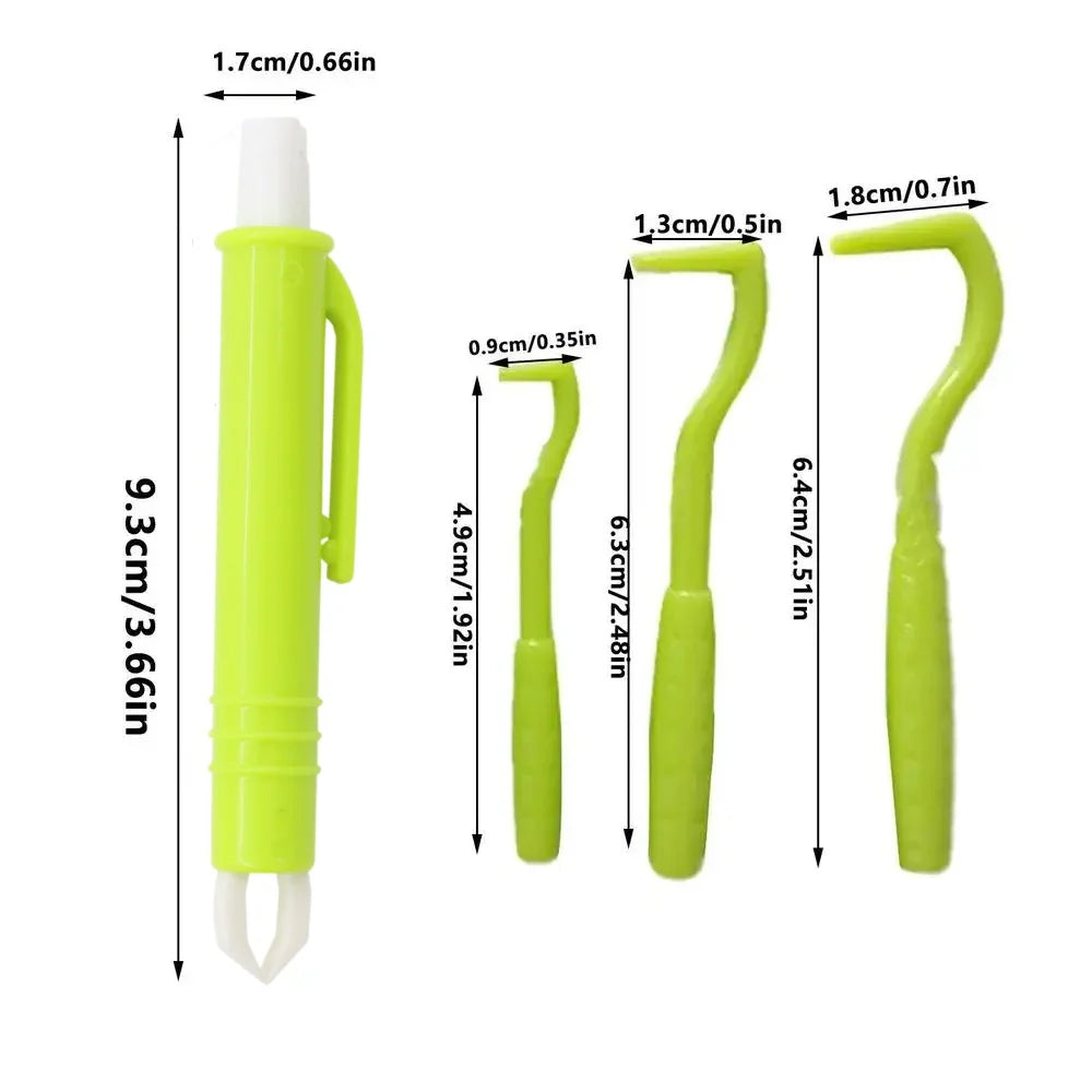 3PCS/Set Twist Hook Flea Remover Hook