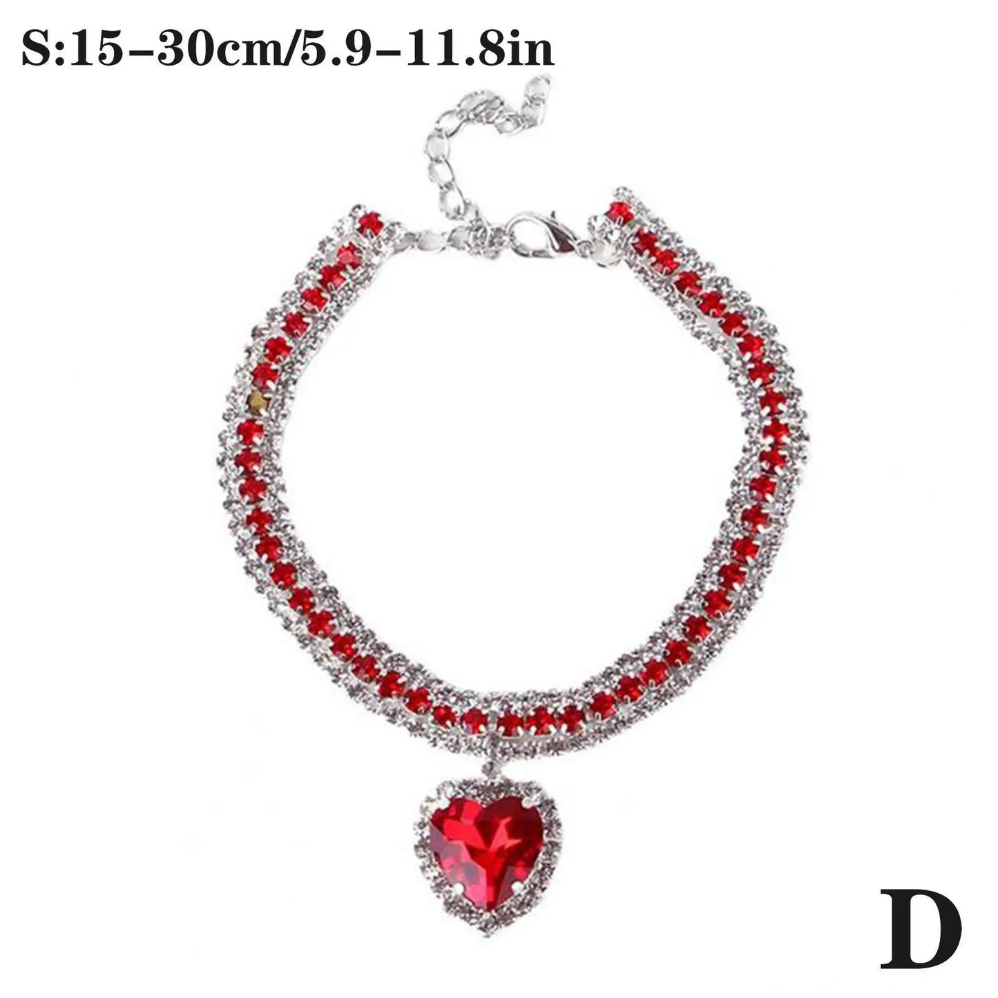 Crystal Pendant Pet Collar